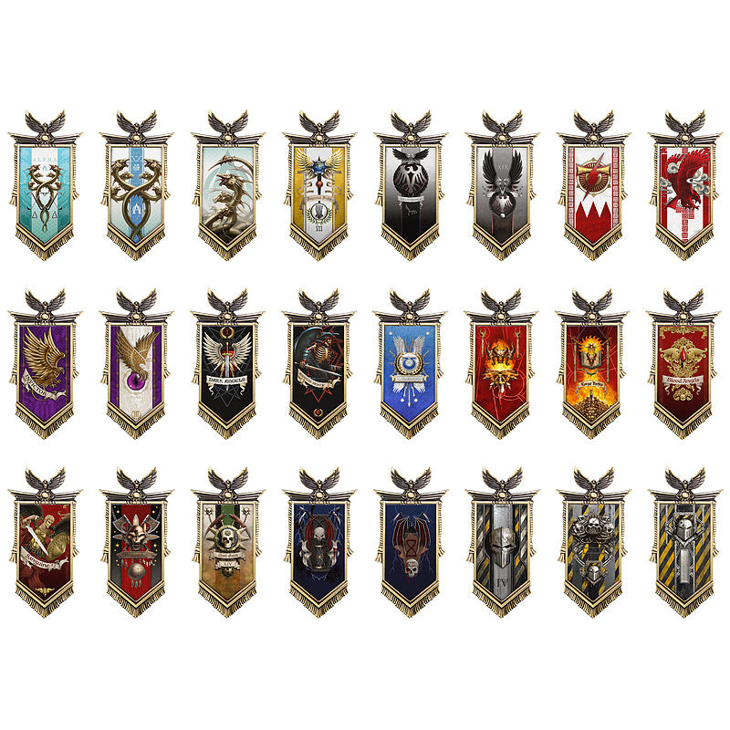 Starforged Warhammer 30K Horus Heresy Space Marine 2 Legion Fridge Magnet Chaos Official License Other